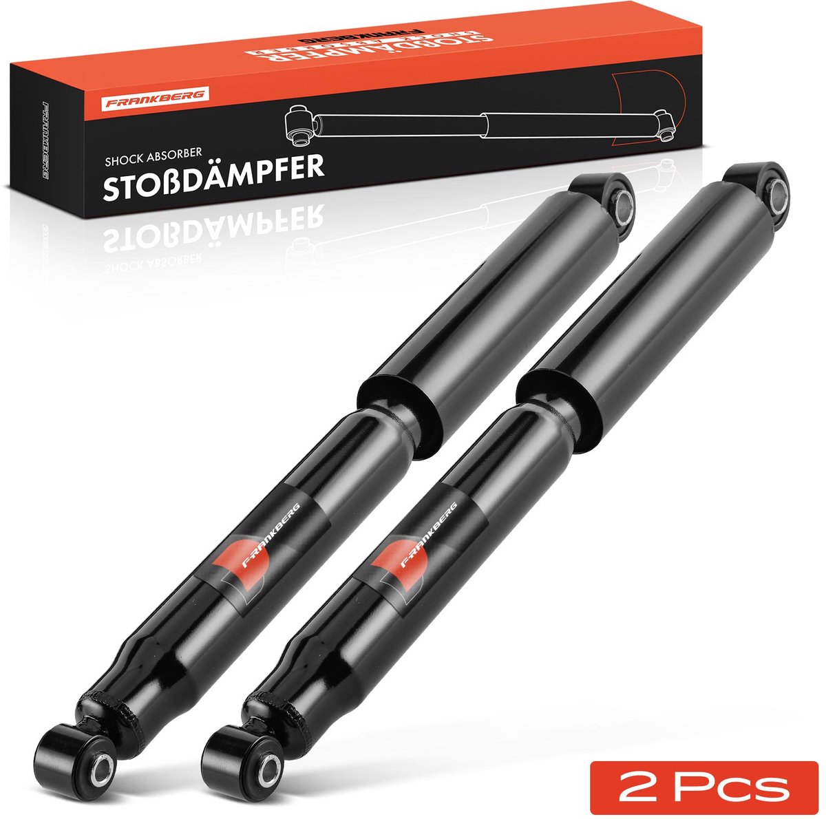 Frankberg 2x Demper Achteras voor FORD