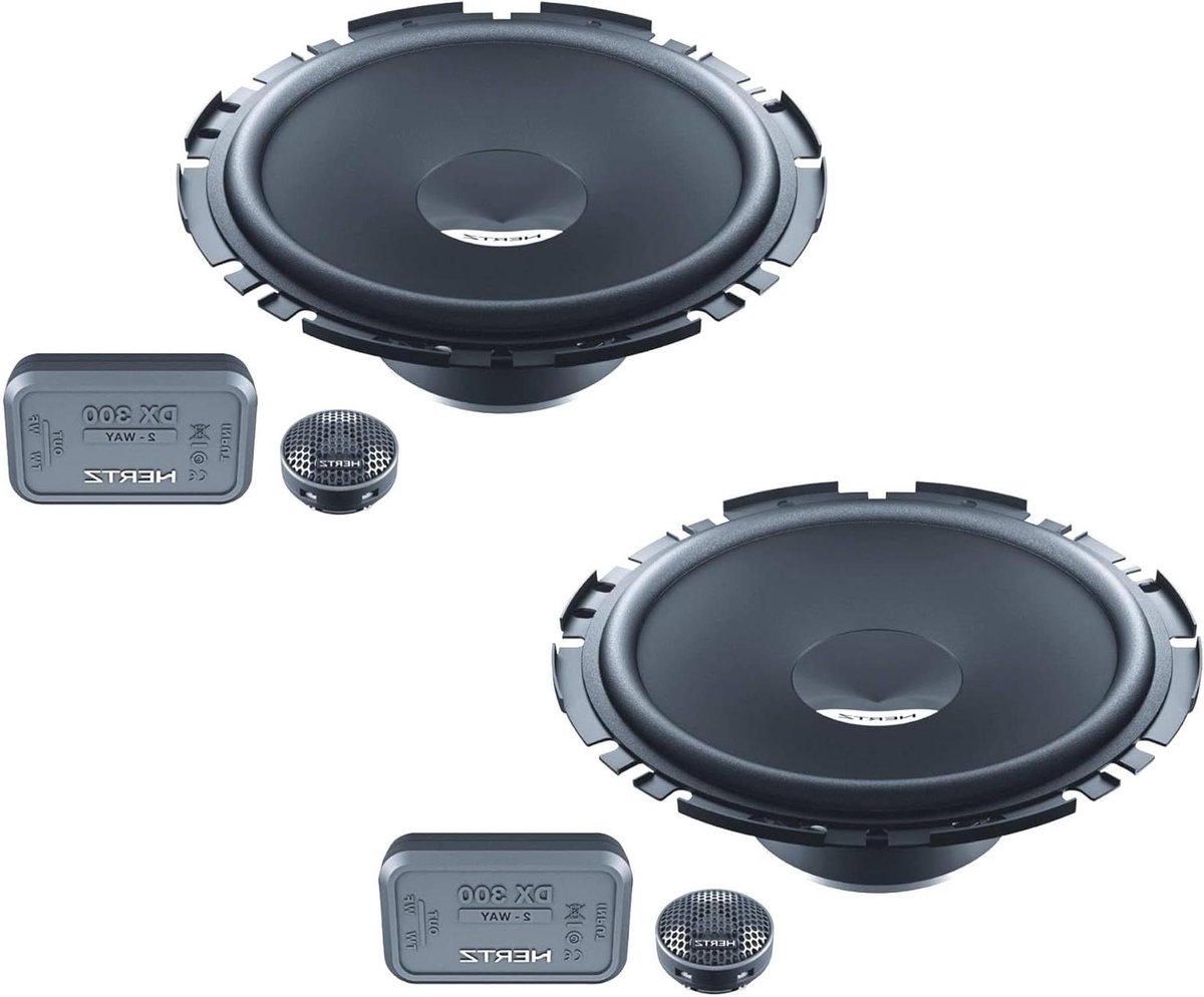 Autoluidsprekersysteem - 2-weg speakers - Verbeterde Autogeluid - Dynamische Klank - 16.5 cm - Zwart