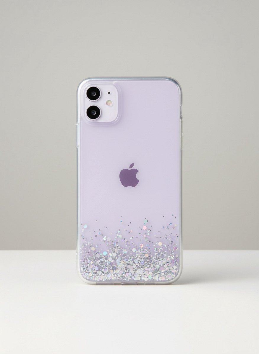 Iphone 14 telefoonhoesje met glitters