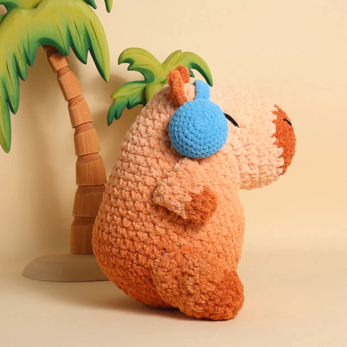 Haakpakket Capibara Chilibara Beatsbara – Compleet DIY Pakket met Big Darling & Little Darling – Knuffel Haken