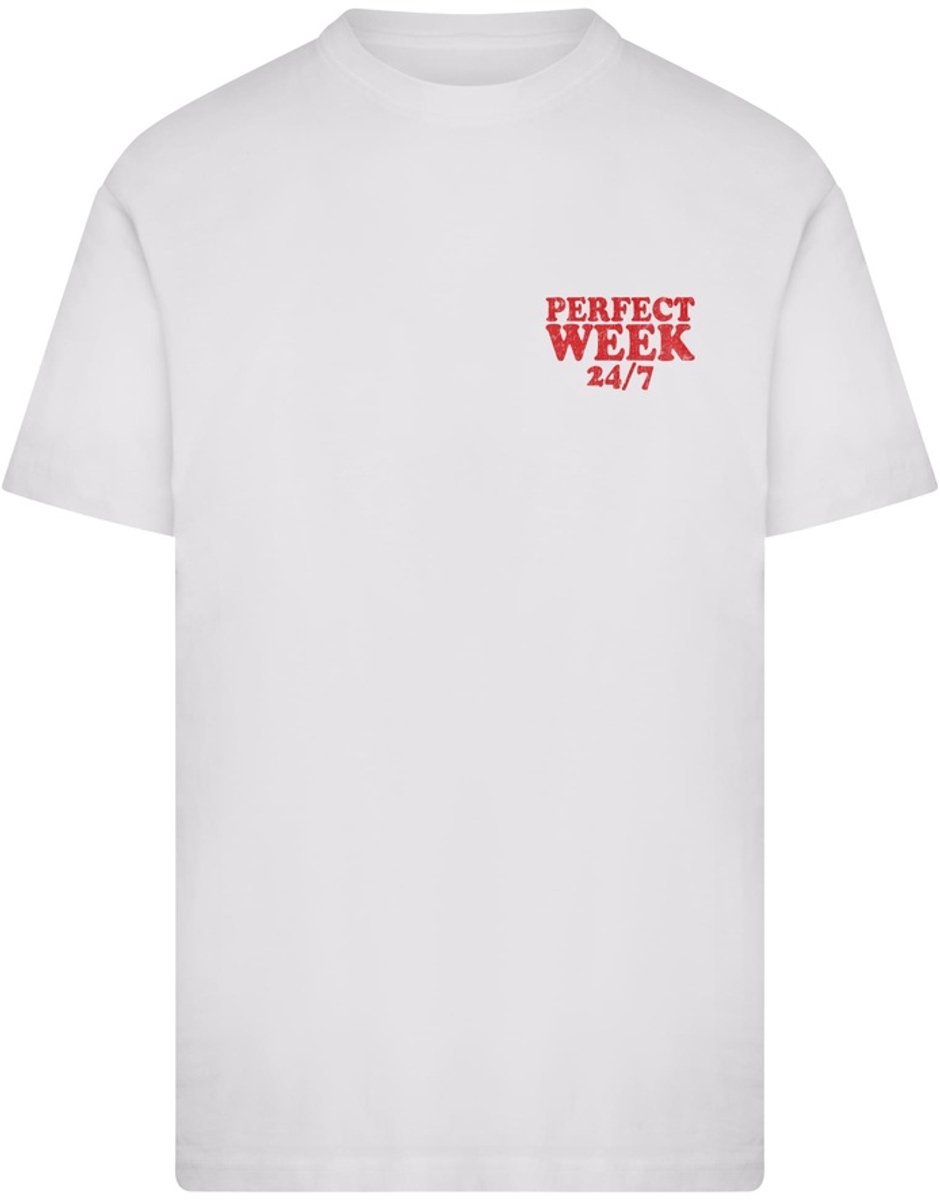 Mister Tee Perfect Week Heren Tshirt M Wit
