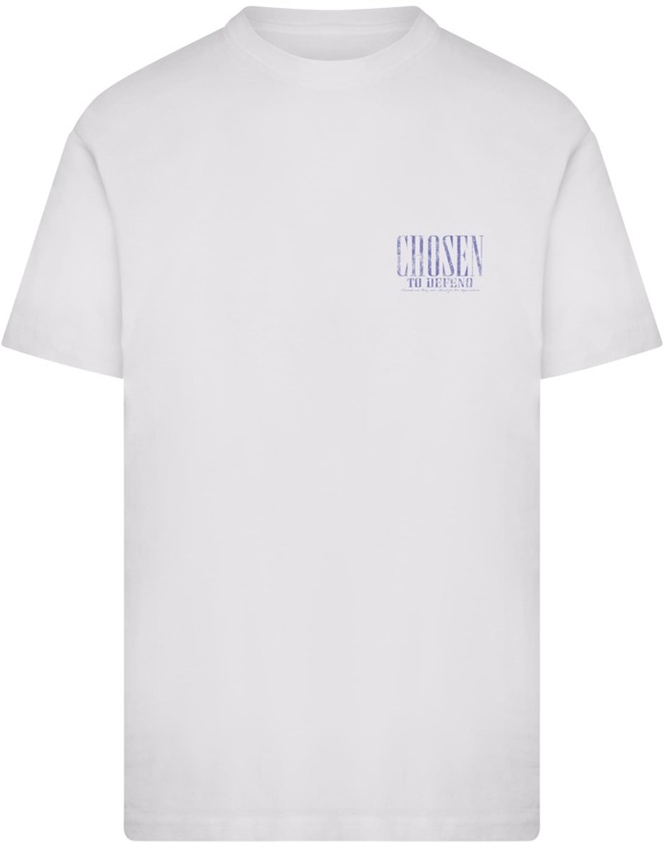 Mister Tee Chosen To Defend same print and printsize as Heren Tshirt XS Wit