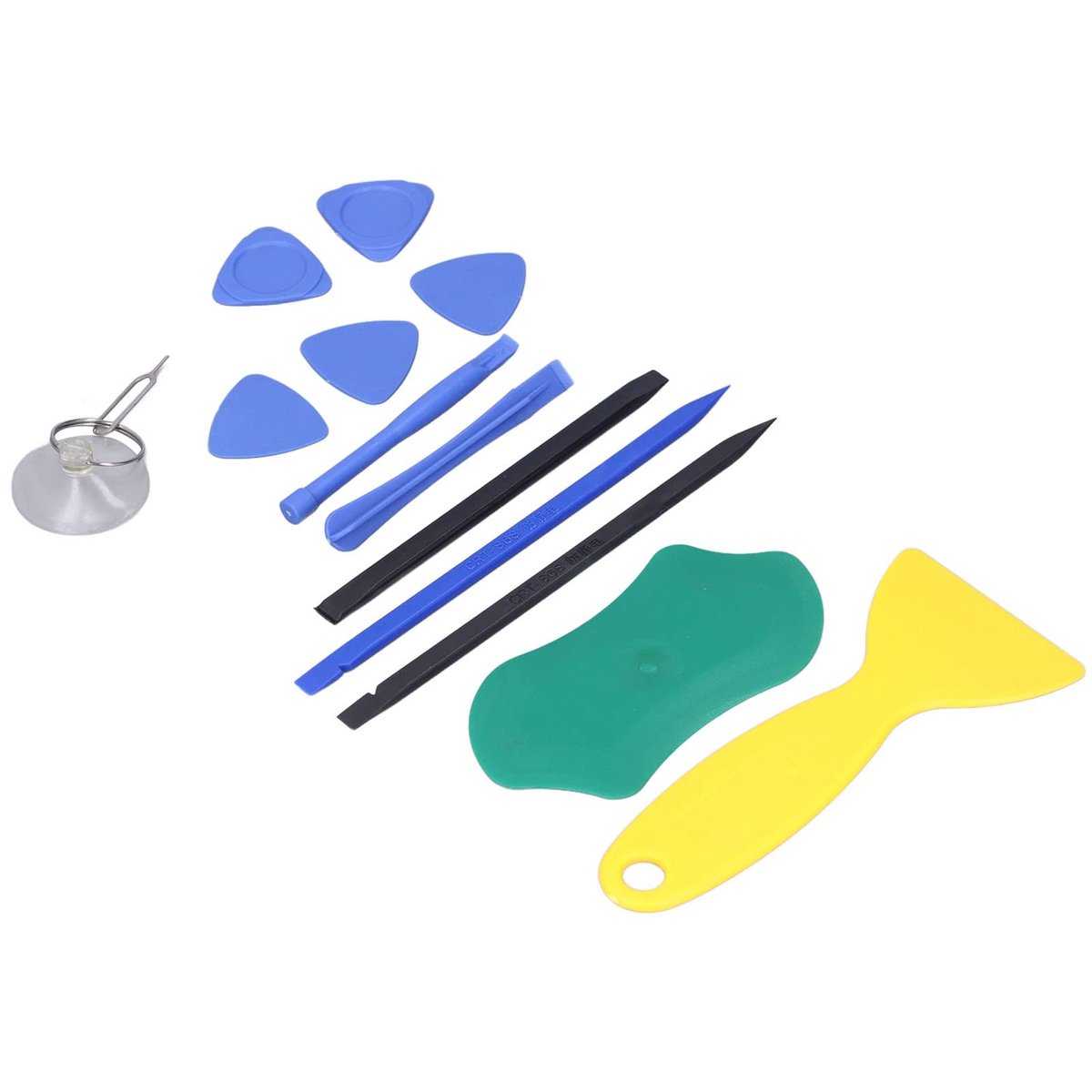 VT Goods - Elektronica-reparatietool - 12 stuks spudger - Geen schade voor tablets en laptops - Plastic gereedschap - Geschikt voor camera