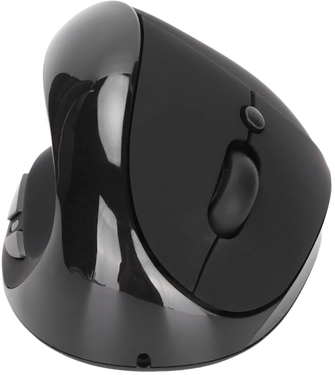Verticale Muis - Linkshandig - 2.4G Draadloos - Ergonomisch - DPI 800 1200 1600 - Oplaadbaar - Laptop Pc - Zwart .