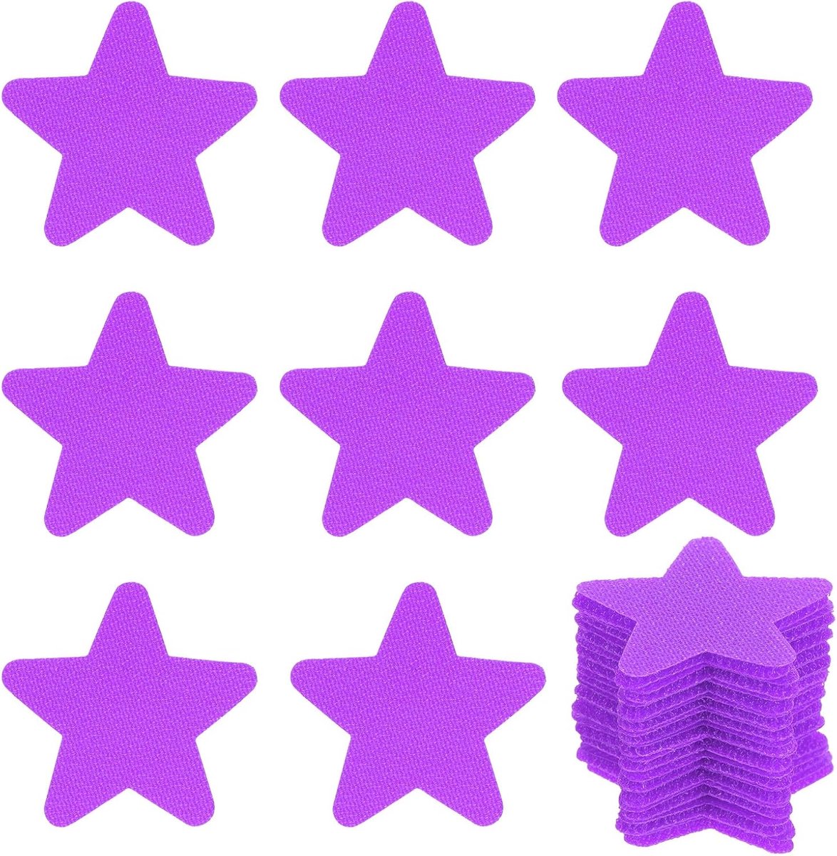 4cm Carpet Spot Markers - 35Pcs Star Floor Dots - Markers Carpet Stains - Teacher Classroom Decoration - Elementary Kindergarten Supplies - Donker Paars