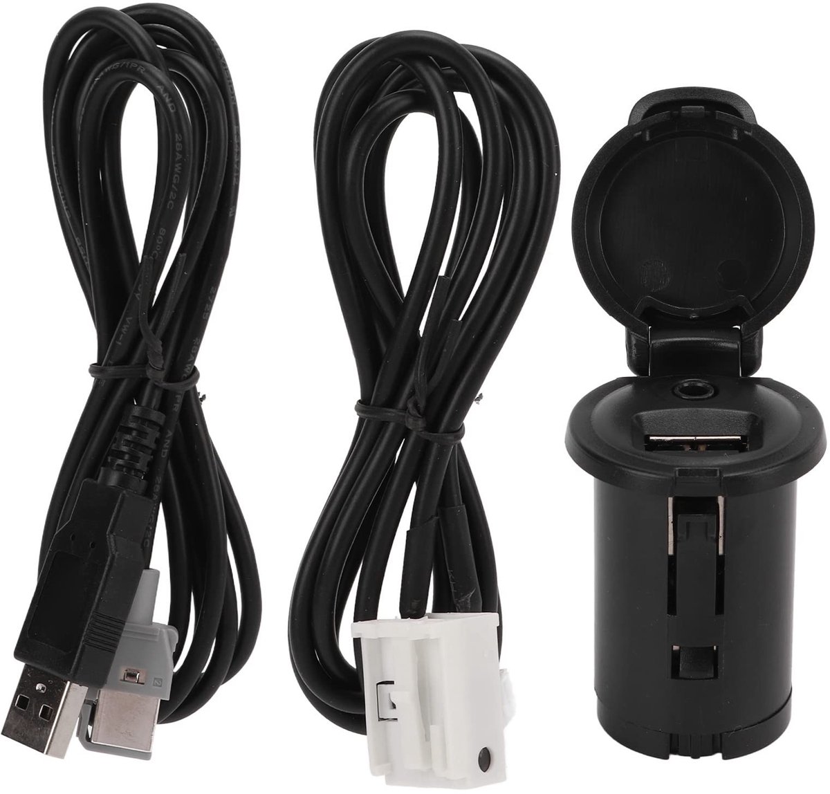 ONF3 - Car Audio Adapter - Auto Stereo Adapter - Flexibel Gebruik - Ondersteunt MP3 - Geschikt voor Peugeot en Citroen - Hoogwaardige Gel...