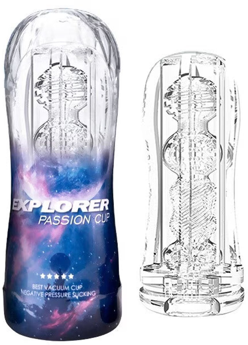 Passion Cup Explorer - Masturbator Cup - Transparant