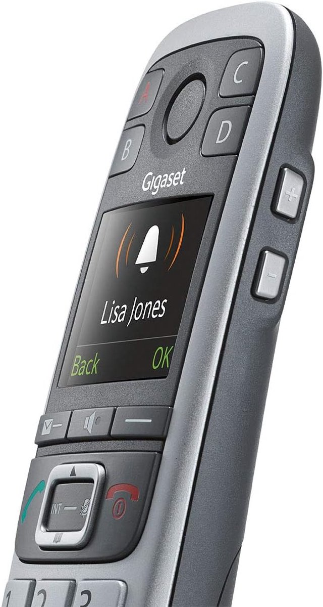 Draadloze Telefoon - DECT Huistelefoon - Duidelijk Bellen - Speciaal voor Frankrijk - Extra Luid - Zwart Zilver