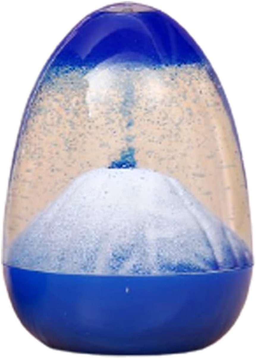 Liquid Volcanic Egg Eruption - Liquid Oil - Hourglass with Base - Decompression Oil Leak - Desk Toy Gift - Innovative Crafts - Glass Ornaments