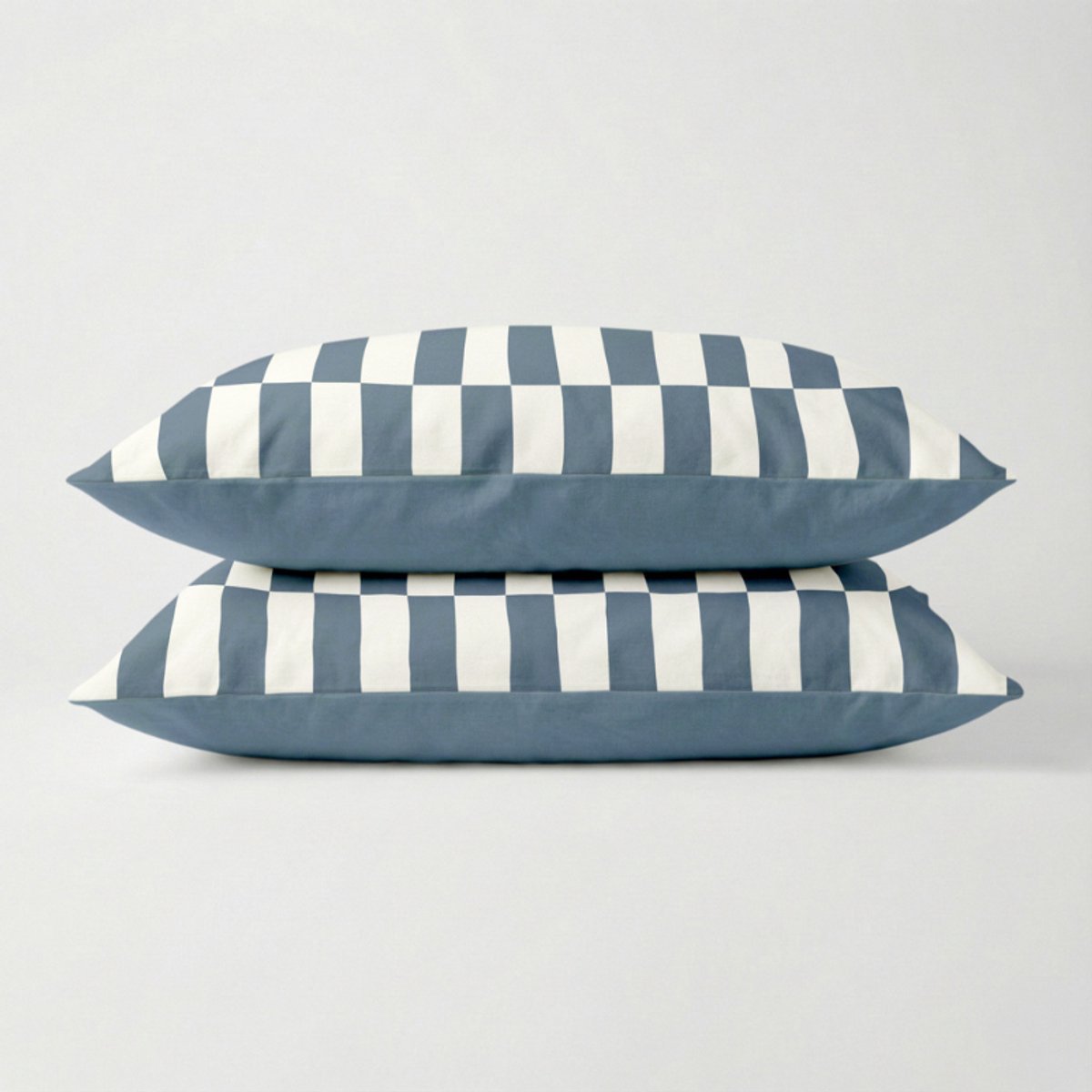 Dekbed-Discounter - Fresh and Co Kussenslopen 60 x 70 cm - Set van 2 kussenslopen - Wasbaar op 40 graden - Anti-allergisch - Pastel Rectangles