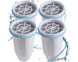 VT Goods - Vervangende waterfilter - 6-traps filtratiesysteem - BPA-vrij - Compatibel met ZeroWater - 4 stuks - gecertificeerd