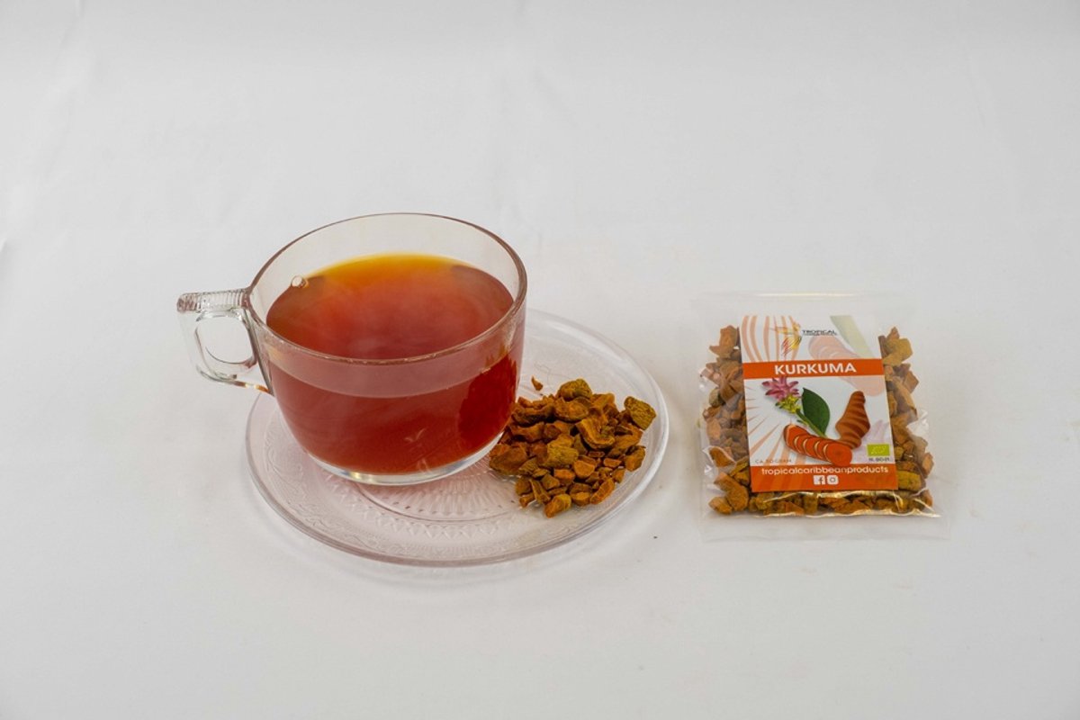 Kurkuma Kruidenthee (Turmeric) – Biologisch – Cafeïnevrije Kruidenthee – Losse Kruidenthee – 50g