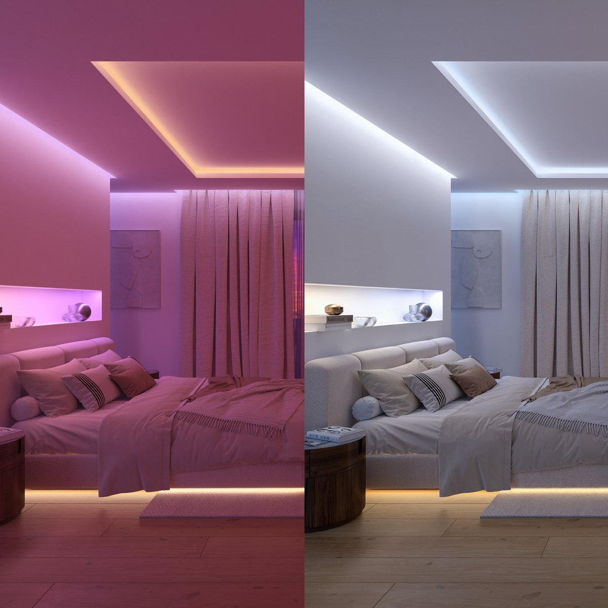 Philips Hue Flux LED strip 5 Meter - Wit en Gekleurd Licht - Light Strip - Incl. Voedingskabel - Hue White and Color Ambiance — afbeelding 4