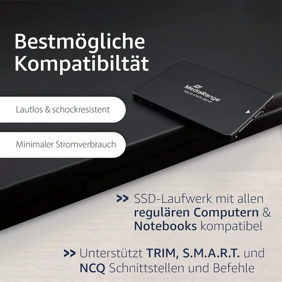 Interne SSD - Opslag Schijf - Sneller Data Verwerken - 2.5 inch Formaat - 480 GB Capaciteit - Zwart — afbeelding 2