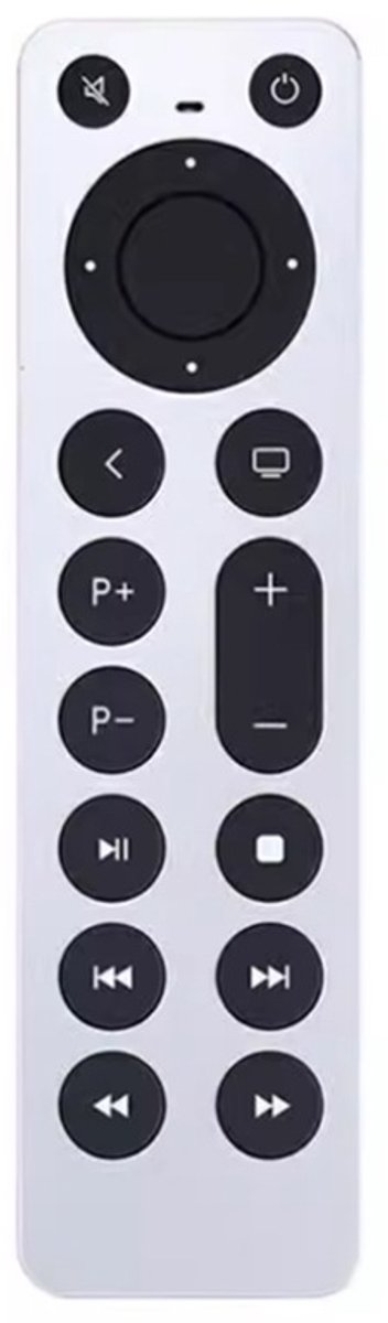 Universele Afstandsbediening Geschikt voor Apple TV 1/2/3/4/HD/4K – Plug & Play – Compatibel met A2169 A1842 A1625 A1427