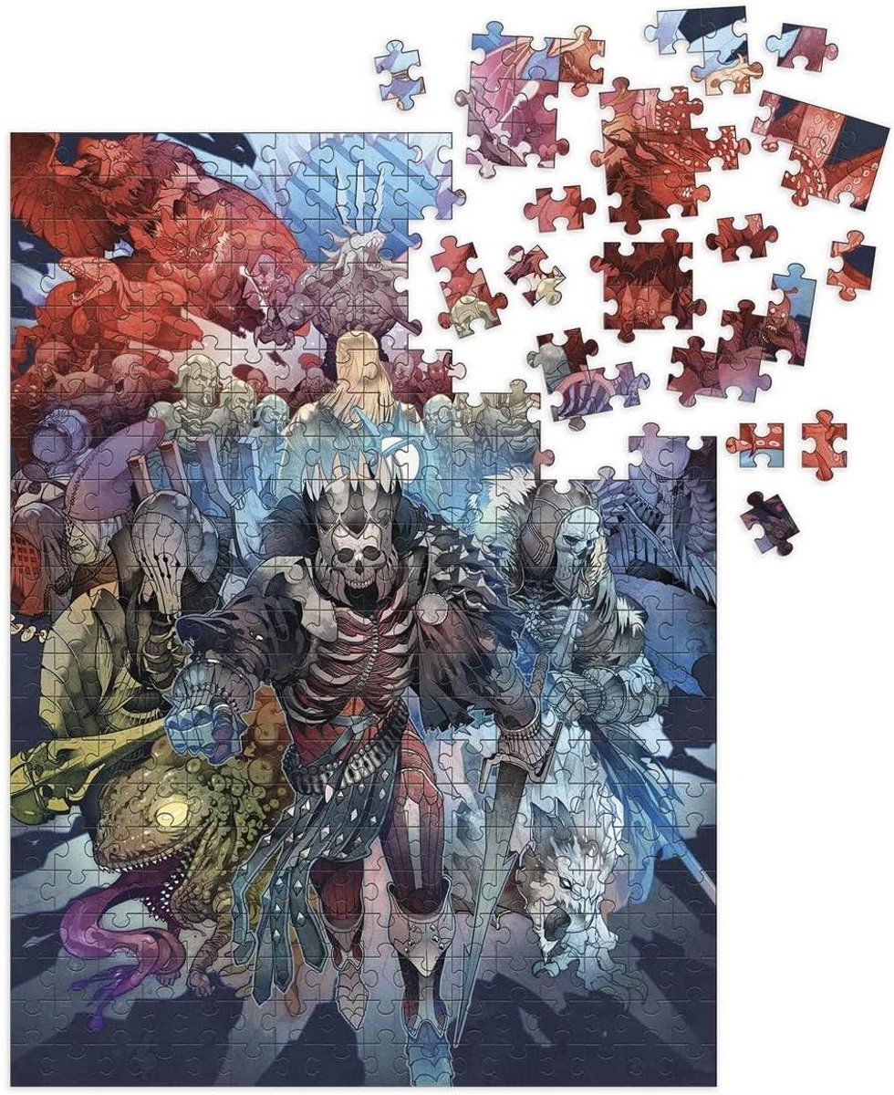 Monster Faction Puzzel - Legpuzzel Fantasie - Ontspannen Puzzelen - Gedrukt op mat materiaal - 1000 Stukjes - Multi kleuren