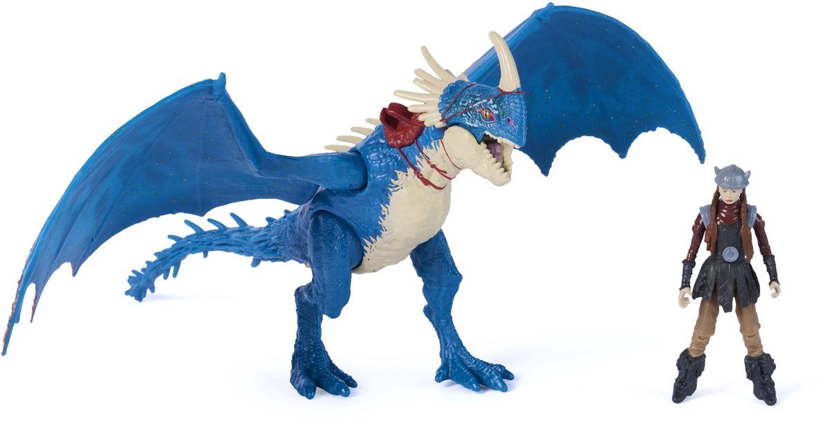 Dreamworks Dragons - How to Train Your Dragon Astrid & Deadly Nadder Viking Duo-actiefiguren kinderspeelgoed voor jongens
