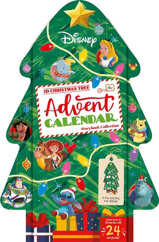 Disney: 3D Christmas Tree Advent Calendar Storybook Collecti ... - cover