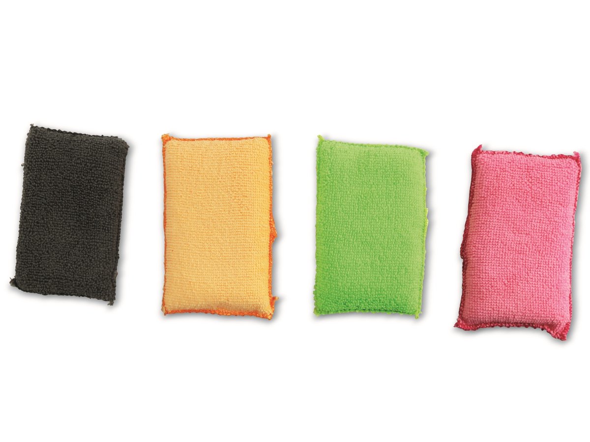Lifetime Clean Schoonmaaksponzen 4 Stuks 9x14x2,5 Cm Multicolor