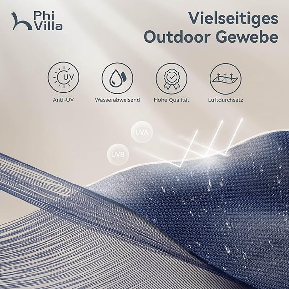 Rechthoekige Tuinparasol 200x380 cm XXL – Dubbelzijdige Parasol met Zwengel – UV-Bescherming – Windbestendig – Grote Parasol voor Tuin, Terras & Balkon – Beige – Nicolehome