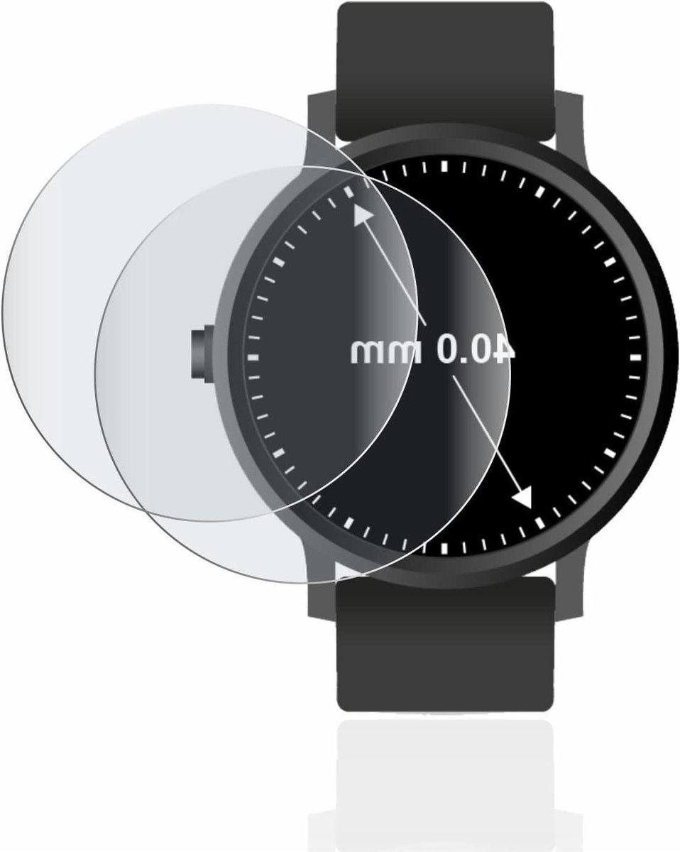 Screen Protector - Schermfolie - Horloge Beschermen - Zelfhelende Kwaliteit - 40 mm Rond - Mat