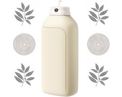 KZQ Draagbare Kledingdroger Elektrisch Mini Reisdroger met Timer en Droogzak Compact Opvouwbaar Kaki voor Appartement Hotel
