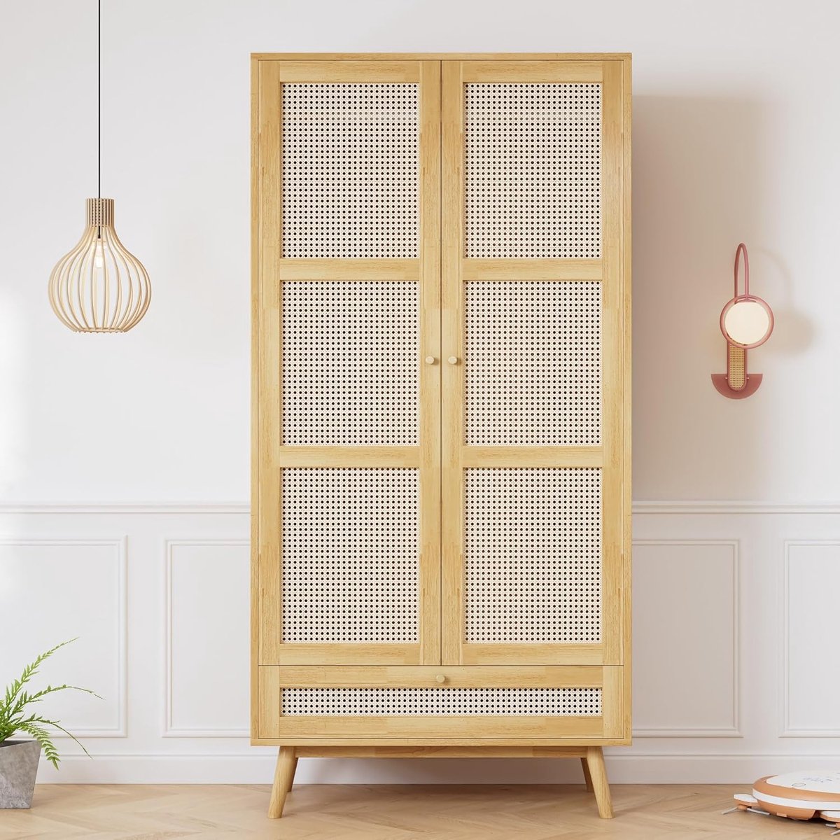Luxe Kledingkast – 90x45x183 cm – Industrohome