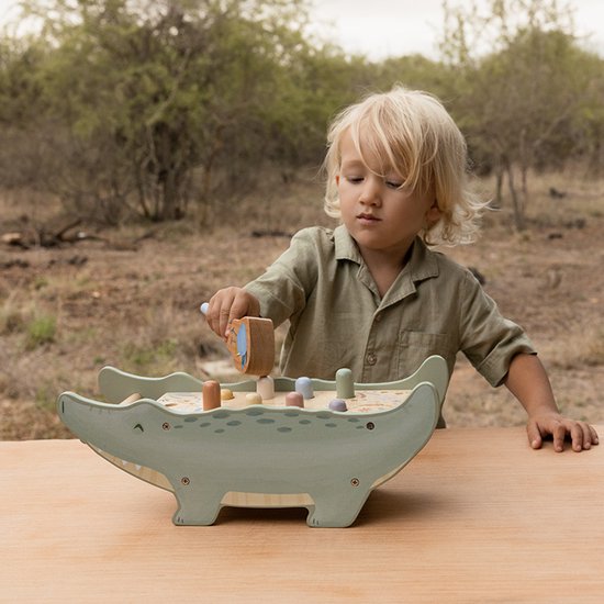 Little Dutch Hamerbank FSC - Safari Friends van Little Dutch — afbeelding 2