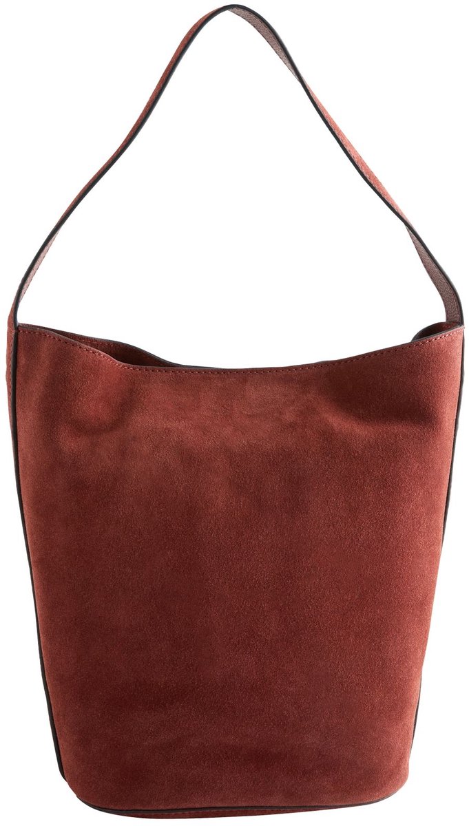 Next - Dames - Leren slappe buideltas - Rood