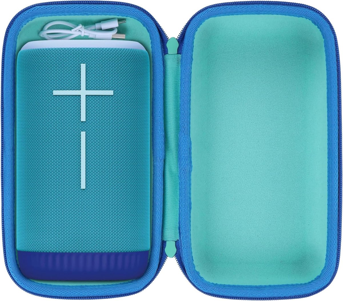 Draagbare Opbergcase voor Bluetooth Speakers - Geschikt voor Ultimate Ears UE EVERBOOM - Mintgroen Design, Bescherming en Stijl