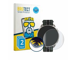 BROTECT - Screenprotector voor Amazfit Cheetah 2 Ultra - Folie Beschermfolie matte volledig dekking 2 Stuks