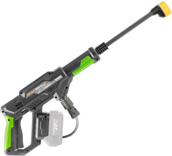 Procraft CW20bb accu-hogedrukreiniger 20 V 30 bar 180 l/u borstelloos + 1x accu 4,0 Ah + koffer - zonder oplader van Procraft — afbeelding 3