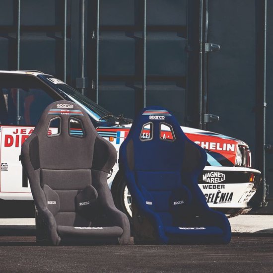 Sparco Martini Racing Racestoel Pro 2000 QRT Martini Racing Grijs Auto-accessoire - Grijs - Maat Onesize van Sparco — afbeelding 3
