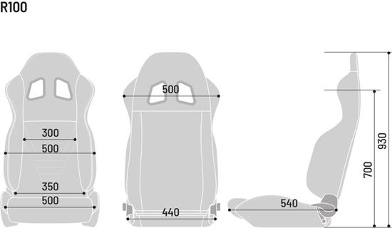 Sparco Martini Racing Racestoel R100 MY2022 Martini Racing Auto-accessoire - Zwart - Maat Onesize van Sparco — afbeelding 3