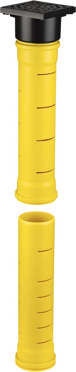 Karmat Infiltratieput Ø110 mm met Rooster – Regenwater Afvoer en Bodeminfiltratie – 1 Meter – SR110 BOX