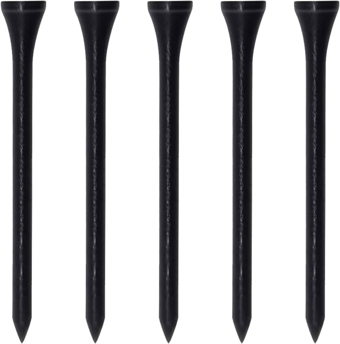 Houten Golf Tees 83 mm - 100 Stuks, Duurzame Golfaccessoires voor Precisie en Comfort