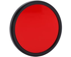 Dailygoody - Rode Cameralensfilter - Lensbeschermingsfilter - Volledig Rode Kleur - 52MM - Optisch Glas - Geschikt voor Nikon, Sony, Fujifilm