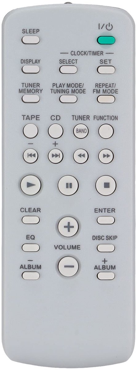 Dailygoods - Vervanging Afstandsbediening - Lichtgewicht en Draagbaar - Geschikt voor HIFI-systeem - Gebruiksvriendelijk - Voor verschillende modellen