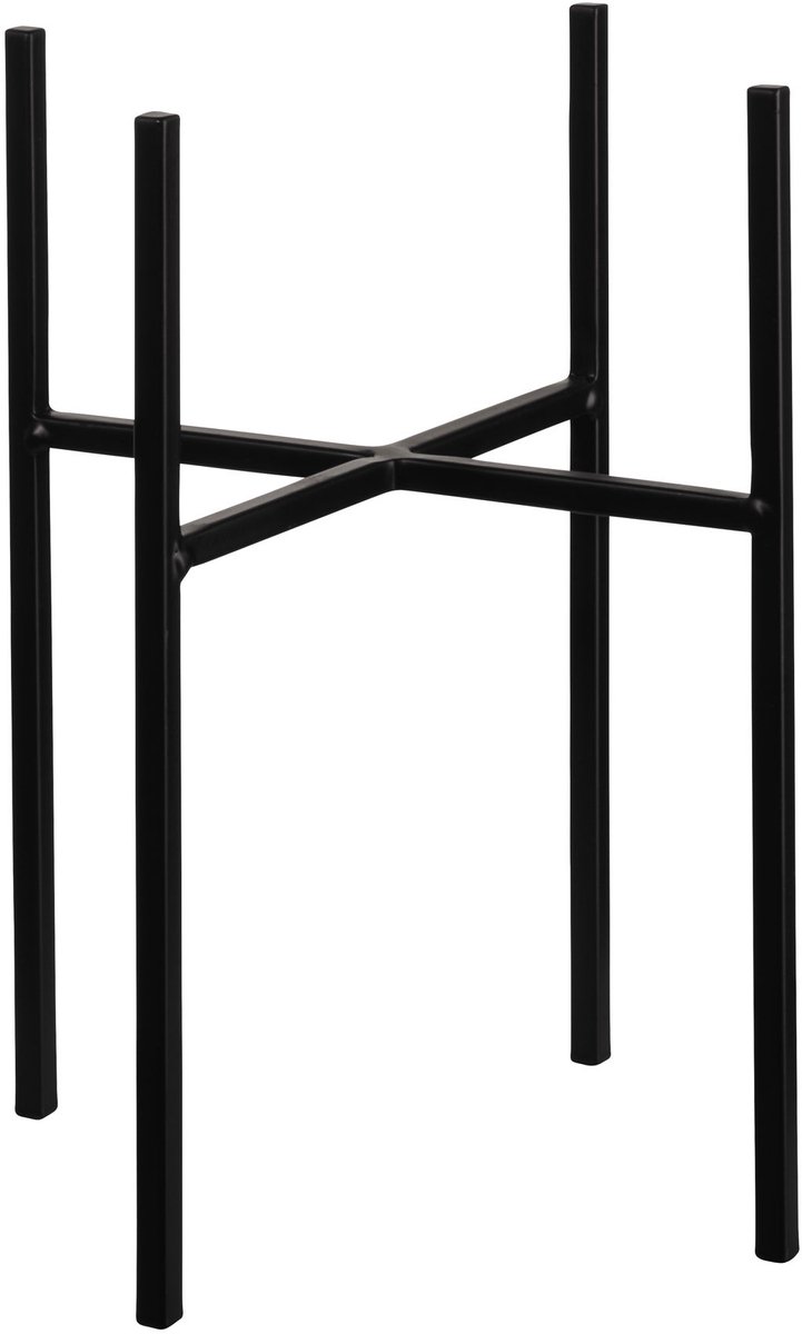 ASA Selection haruko metalen standaard, metalen standaard, standaard, voor vazen, bloempotten, zwart, H 26,2 cm, 99071950
