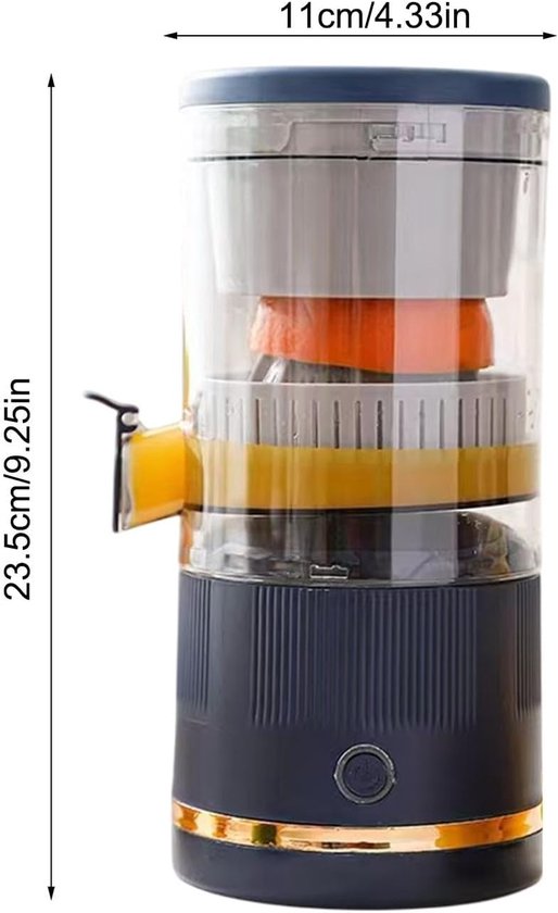 Automatic Separation Juicer, Portable Citrus Juicer, Orange Juice Squeezer, 7.4V Fruit Juicer, Compact Juice Blender, Fresh Juice Extractor, Multipurpose Fruit Press, Citrus Fruit Squeezer van Merkloos — afbeelding 5