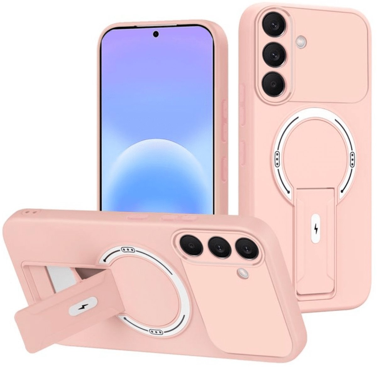 Casemania - Backcover - Geschikt voor Samsung A57 – Magnetic - Roze