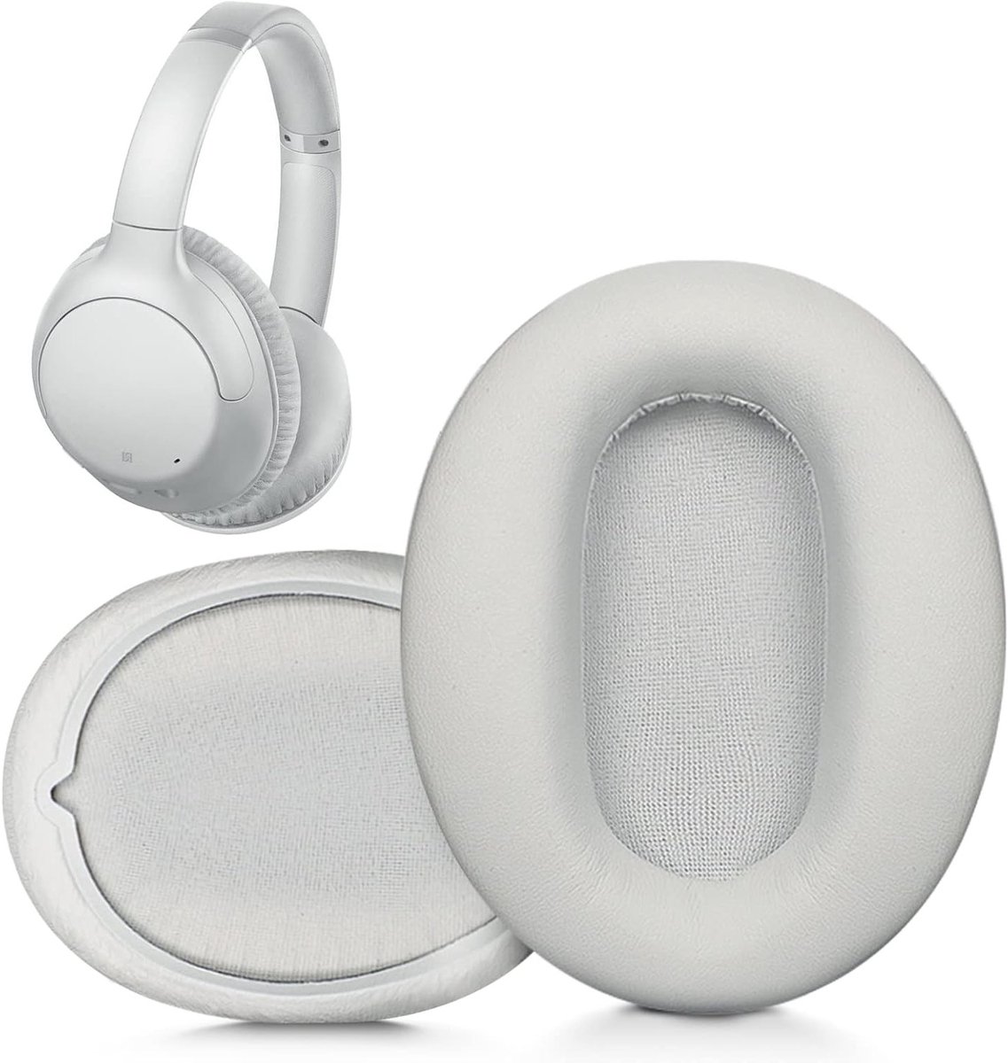Comfortabele Vervangende Oorkussens voor Hoofdtelefoons - Grijze Earpads voor Optimale Geluidskwaliteit en Comfort