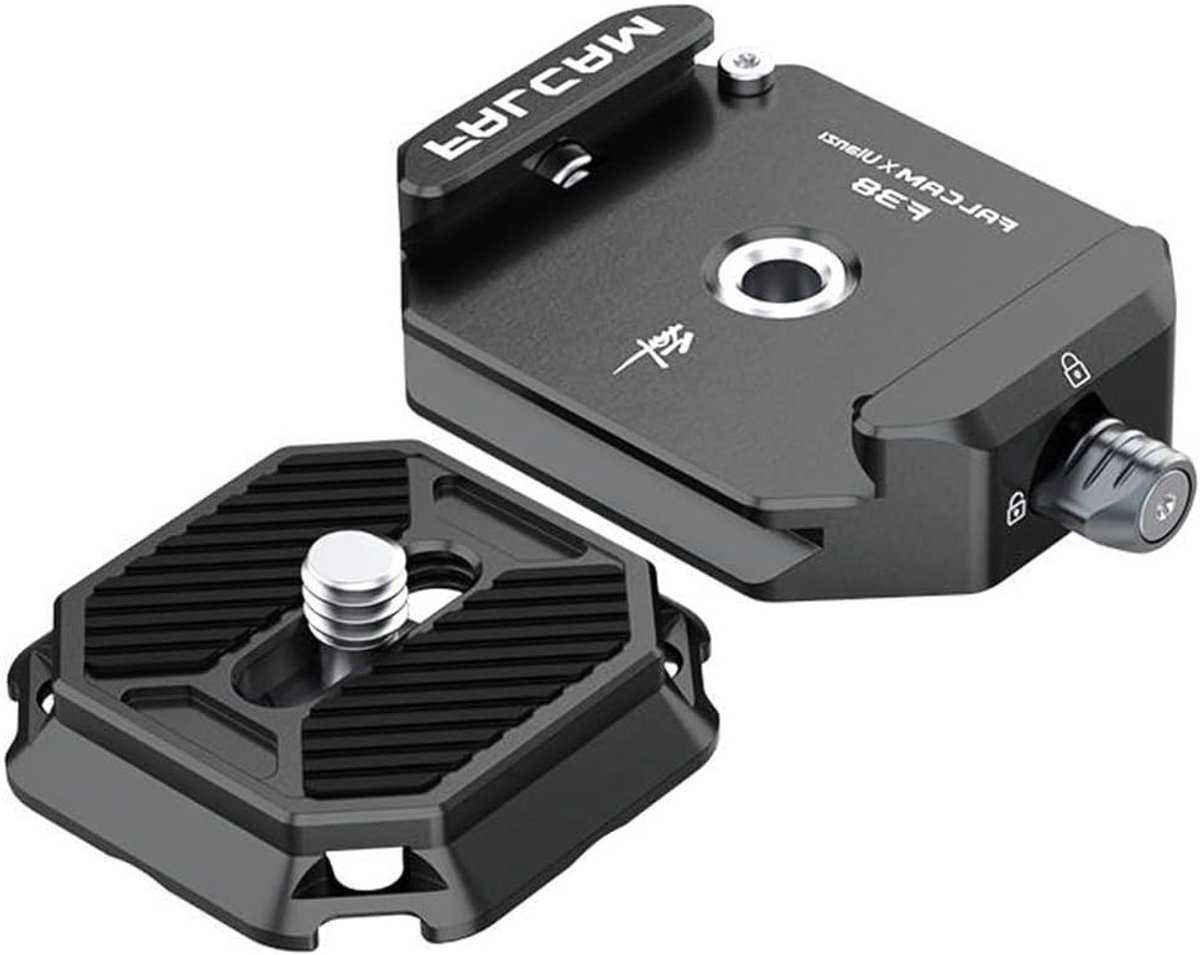 Schnellwechselplatten-Kit voor Arca-Swiss Bevestiging, Geschikt voor Camera's en Schoudergordels