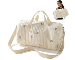 Opbergtas – Multifunctionele handtas voor dames – Kraamtas – Reistas – Weekendtas – Mommy Bag – Schoudertas/Draagtas – Geschikt om in de hand, over de schouder of crossbody te dragen – Ideaal ter voorbereiding op de bevalling – 48 x 24 x 28 cm