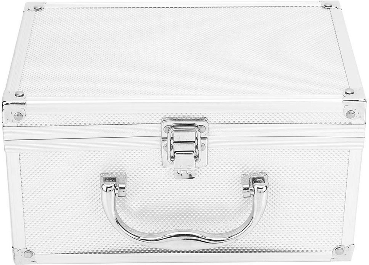 Dailygoody - Gereedschapskoffer - Lege gereedschapskist - Duurzaam en lichtgewicht - Zilver - Gereedschappen en accessoires - Perfect voor thuis en on.