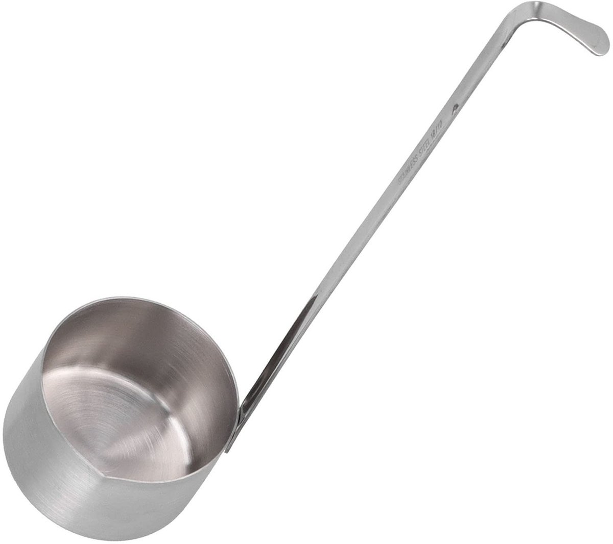 Dailygoody - Pollepel Rvs - Wijn Lepel - Antidruppel Design - Zilver - Vaatwasserbestendig - Ideaal voor Wijn en Dranken - 250ML