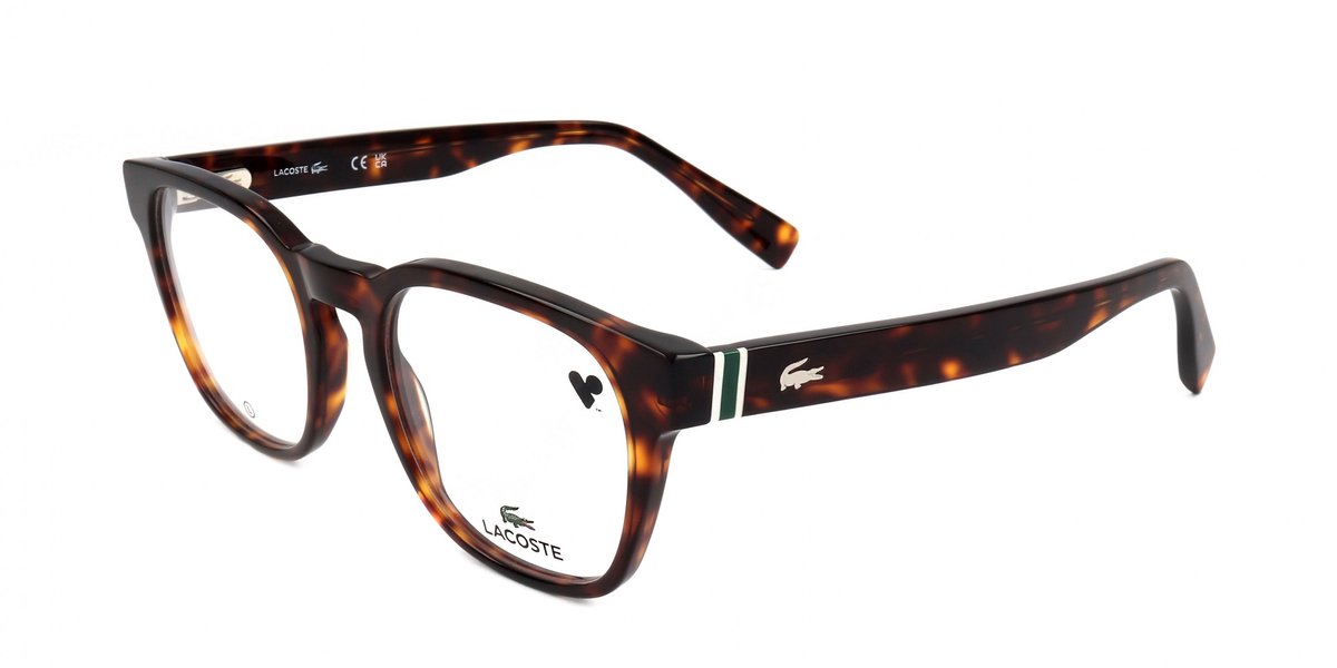 Lacoste L2938 Dark havana 51/20/145 MAN Brilmonturen