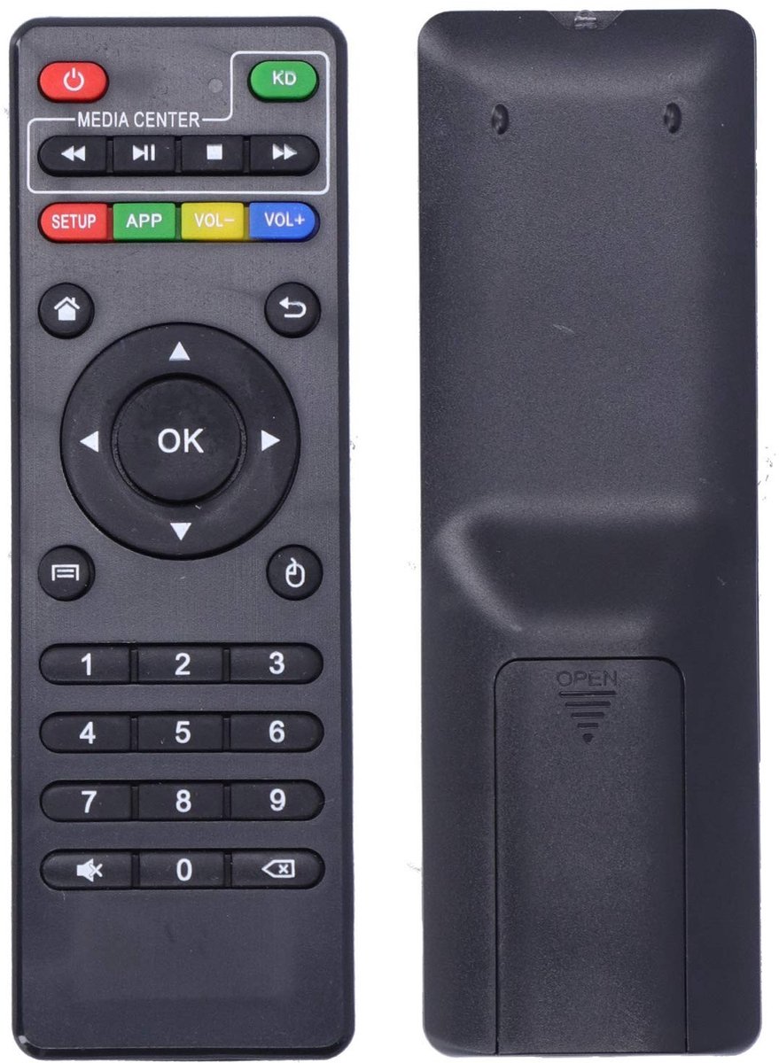 Dailygoods - Afstandsbediening - Vervangingscontroller - Draagbaar - Geschikt voor Android - IR Controller - TV Box afstandsbediening - 10 meter berei