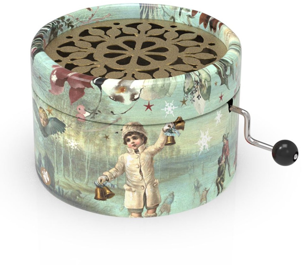 Belle Lurette Rondo30 muziekdoosje Snow 02 Jingle Bells kerst.
