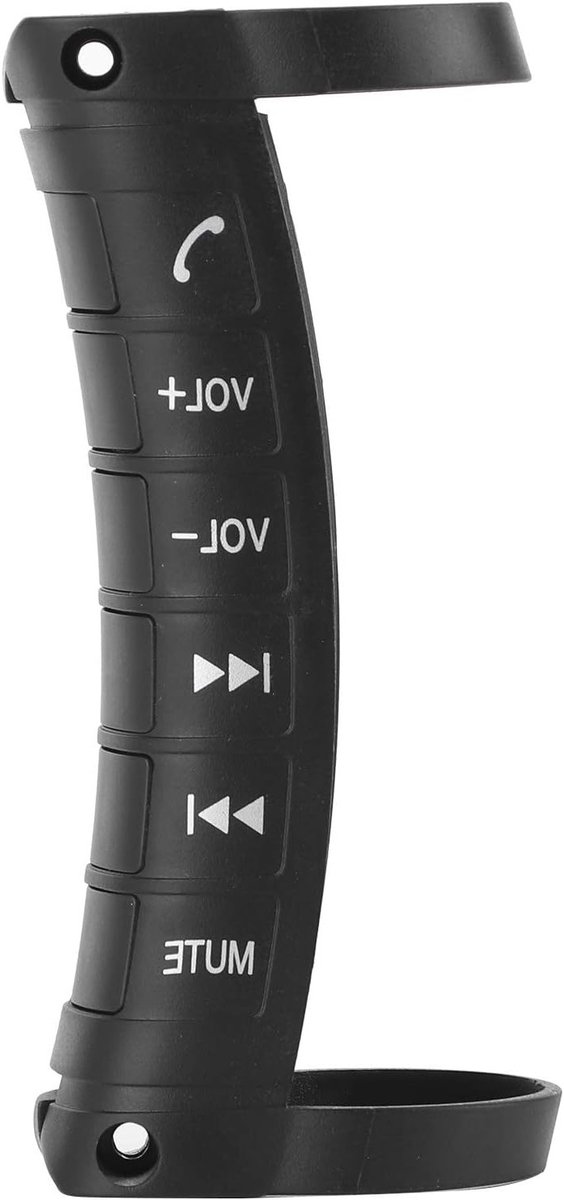 Draadloze Afstandsbediening voor Stuurwiel, Stuurwielknop voor DVD en Telefoongesprekken, Geschikt voor Auto's met 2 Din Systeem